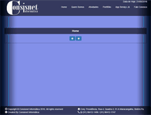 Tablet Screenshot of consisnet.com.br